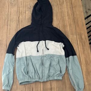 Tri color nylon fleece